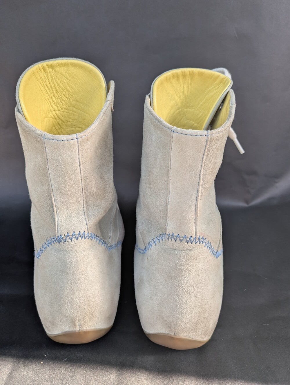 Vintage Espace Women's Leather/Suede Lace Up Boots Size 8 - Picture 7 of 16